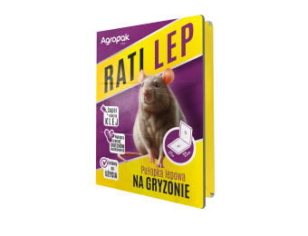 Rati Lep Agropak [17 x 22 cm] - Pułapka o zapachu orzechów, idealna na myszy i szczury
