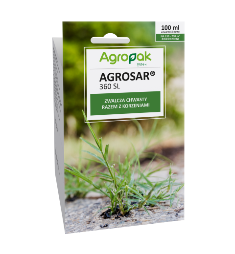 Agrosar® 360 SL Agropak [100 ml] - Herbicyd totalny na chwasty i perz