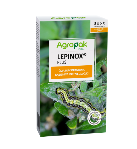 Lepinox Plus Agropak [3X5 G] - Zwalcza ćmę bukszpanową