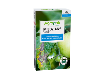 Miedzian 50 WP Agropak [10 G] - Niezawodny w walce z parchem jabłoni i gruszy