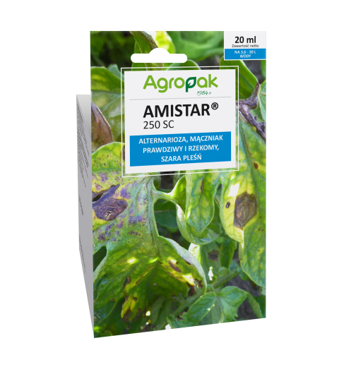 Amistar® 250 SC Agropak [20 ml] - Skutecznie chroni uprawy warzyw przed chorobami grzybowymi