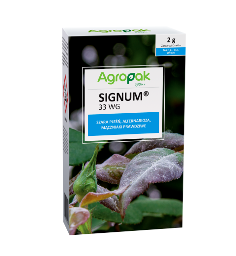 Signum 33 WG Agropak [2 G] - Zapobiega i zwalcza mączniaka oraz szarą pleśń w roślinach ozdobnych