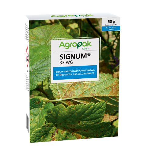 Signum 33 WG Agropak [50 G] - Zwalcza choroby grzybowe warzyw, roślin sadowniczych i ozdobnych