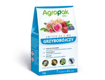 Switch 62,5 WG Agropak [2 G] - Zwalcza szarą pleśń i inne choroby roślin ozdobnych