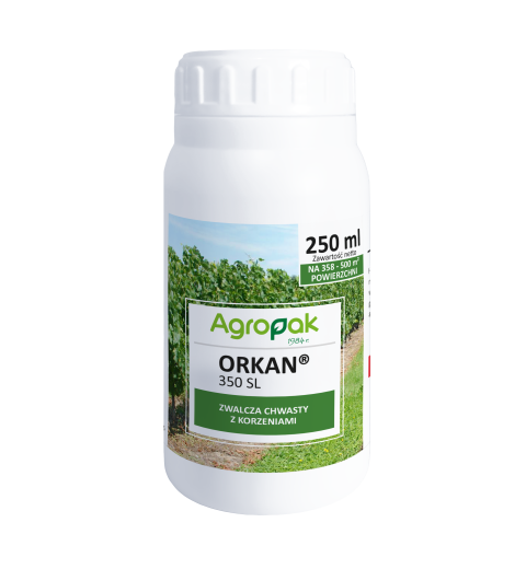 Orkan 350 SL Agropak [250 ML] - Nieselektywny środek chwastobójczy